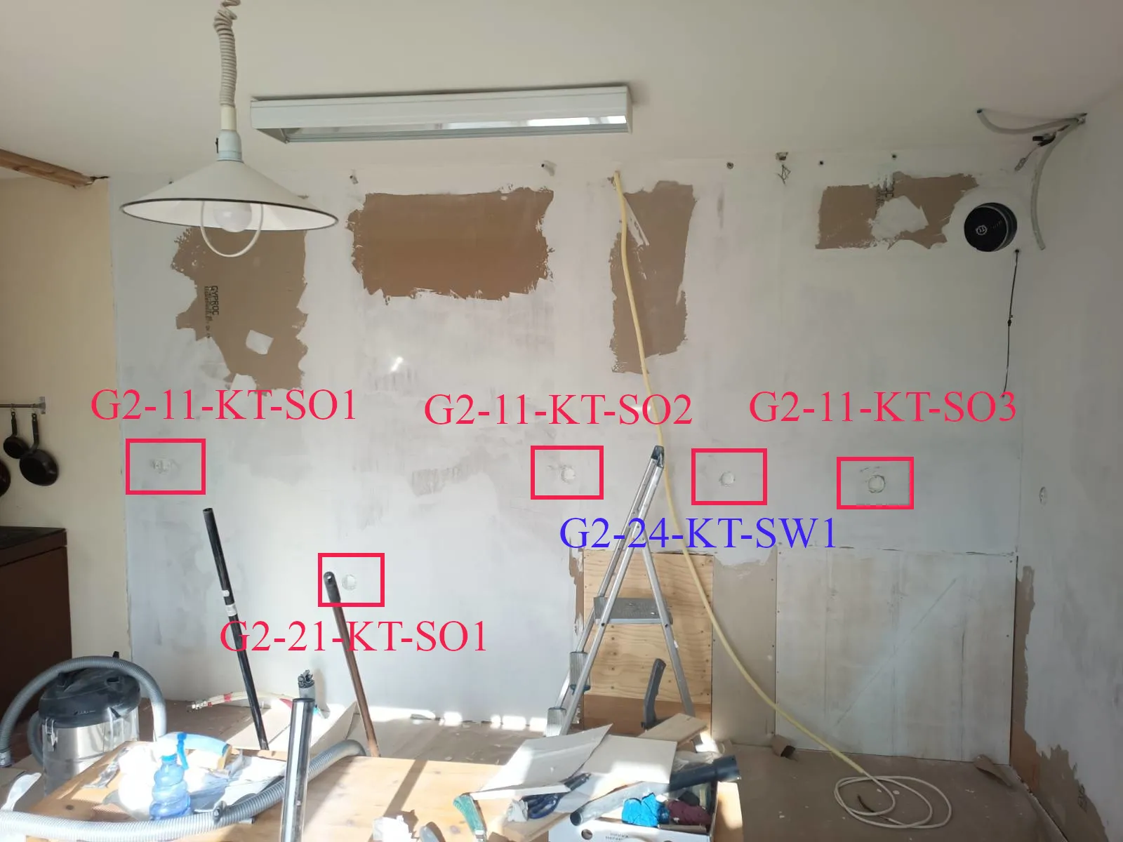 Kitchen Wall 1 Annotated